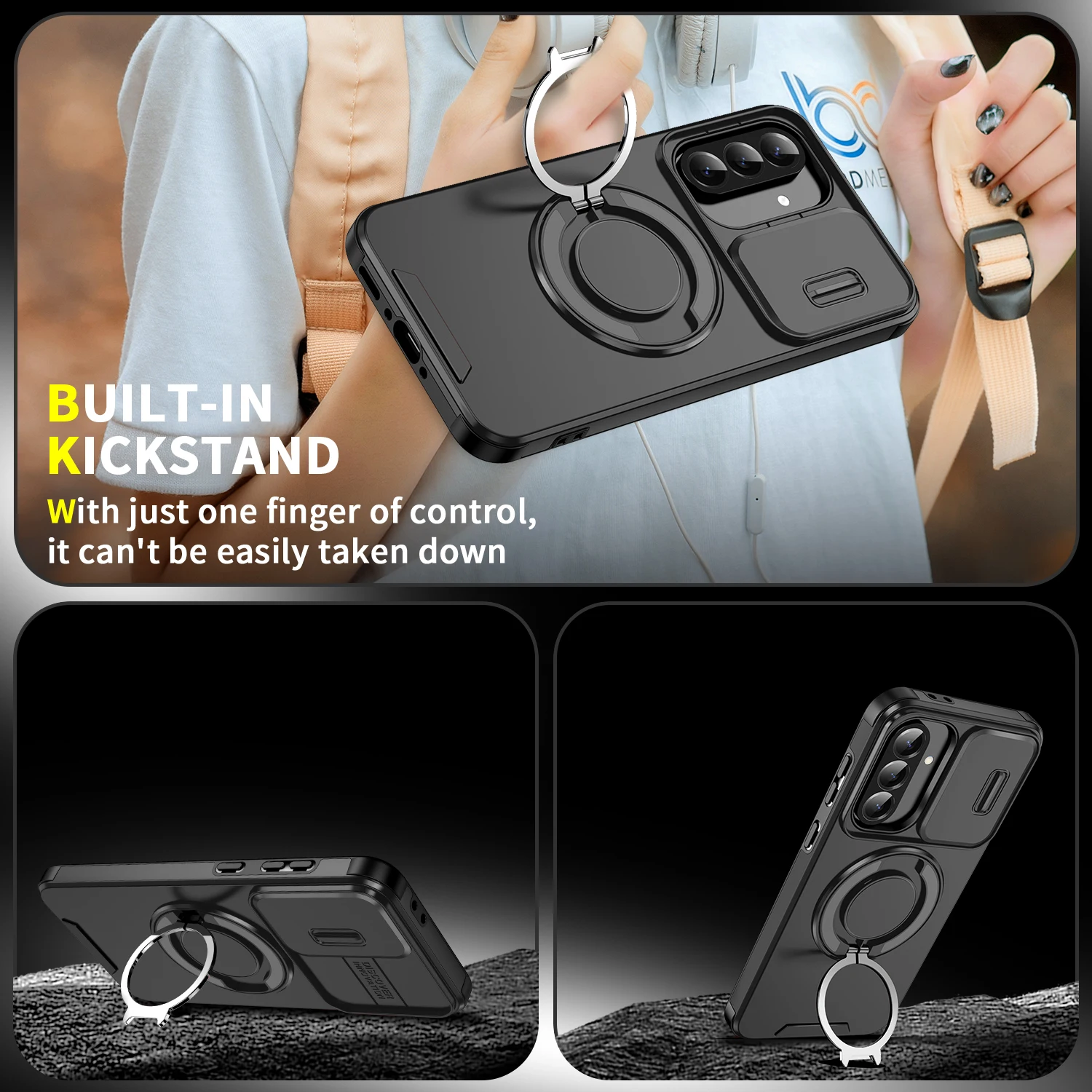 Strong Protecive Lens Cover Phone Case for Samsung Galaxy A17 5G S25 FE A16 A36 A56 A55 A35 A15 S24 Ultra S22 Plus S23 S21