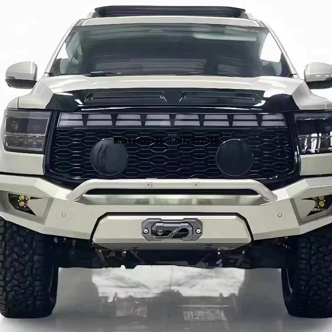 ABS Plastic Brand-New Upgraded Front Grille for GWM Tank 500 with LED Lights and Steering Function Retrofit