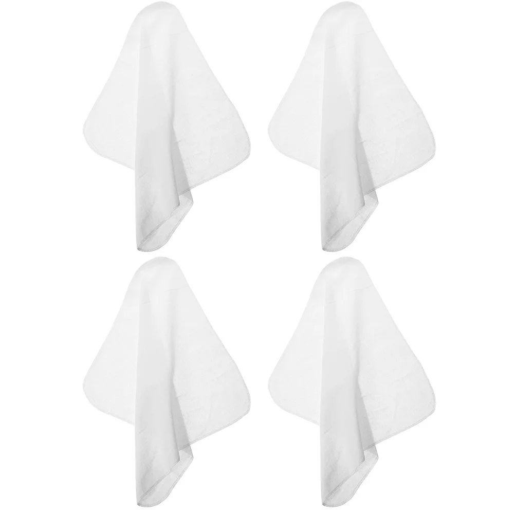 4 個綿ガーゼチーズ布再利用可能なモスリンキッチンフィルター布豆腐ジュース茶コーヒーソース多用途