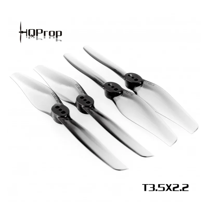 

2 пары (2CW + 2CCW) HQPROP T3.5X2.2 3522 2 Лопасти PC Propeller для FPV Freestyle 3,5 дюйма зубочистка дроны DIY части