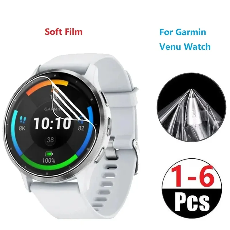 Watch Screen Protector For Garmin Venu 3 3s Protective Hydrogel Soft Film Not Glass For Garmin Venu 2 Plus 2s Screen Film Foil