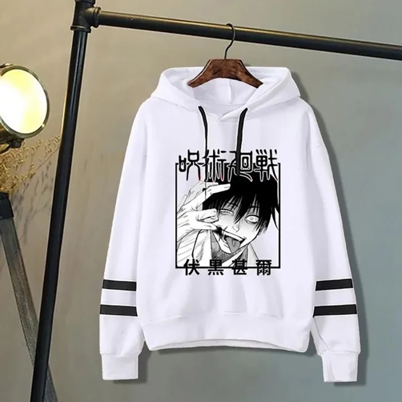 New Fushiguro Toji Hoodie Men Women Fashion Personality Long Sleeve Pullover Casual Anime Hooded Sweatshirt