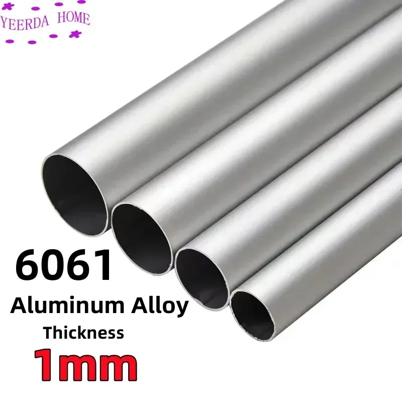 

Aluminium Pipe 1mm Thickness 3-30mm OD Straight 240mm 490mm Long Round 6061 Aluminum Alloy Tube