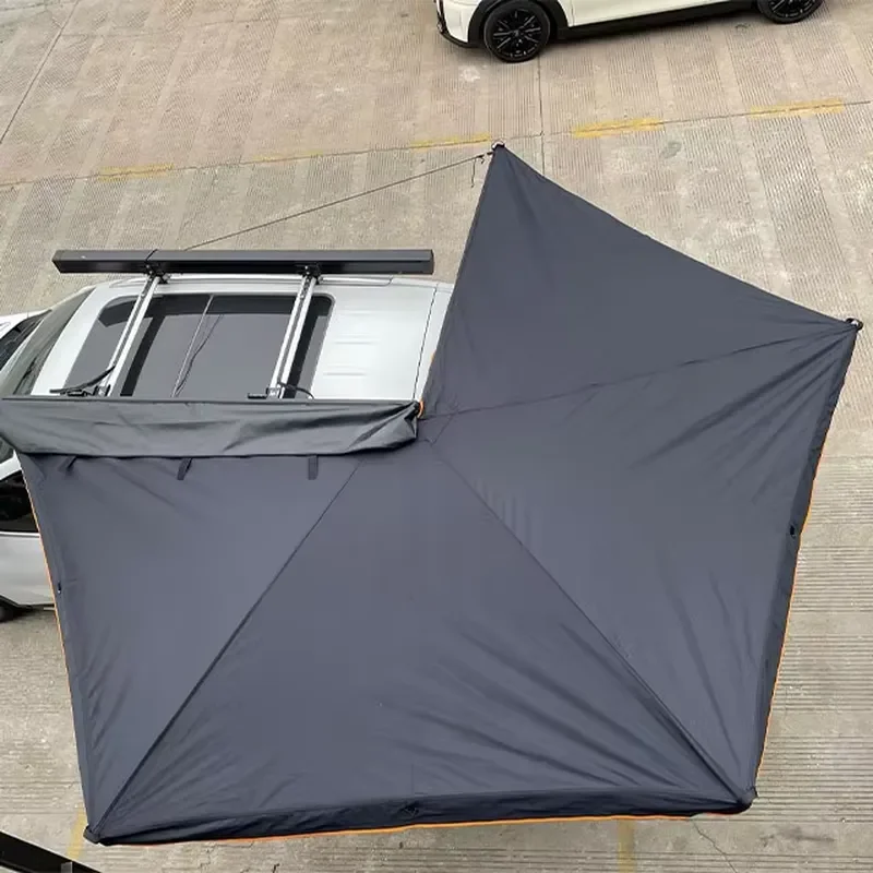 Awnlux Car Side Awning 270 Degree Free Standing Foxwing Awning for Vehicles