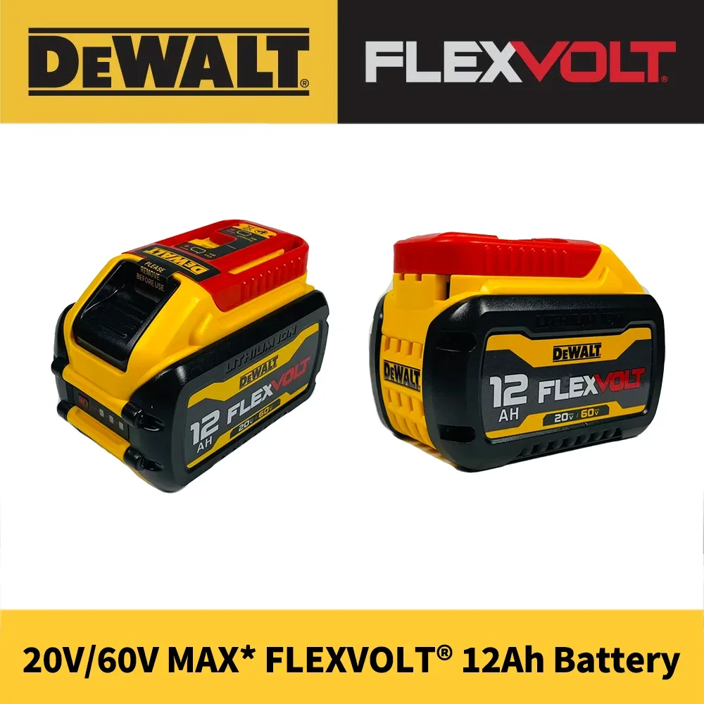 

For Dewalt 20V/60V Max 12Ah Lithium Ion FLEXVOLT Battery DCB612 Rechargeable Replacement for Cordless Power Tools Set Kit
