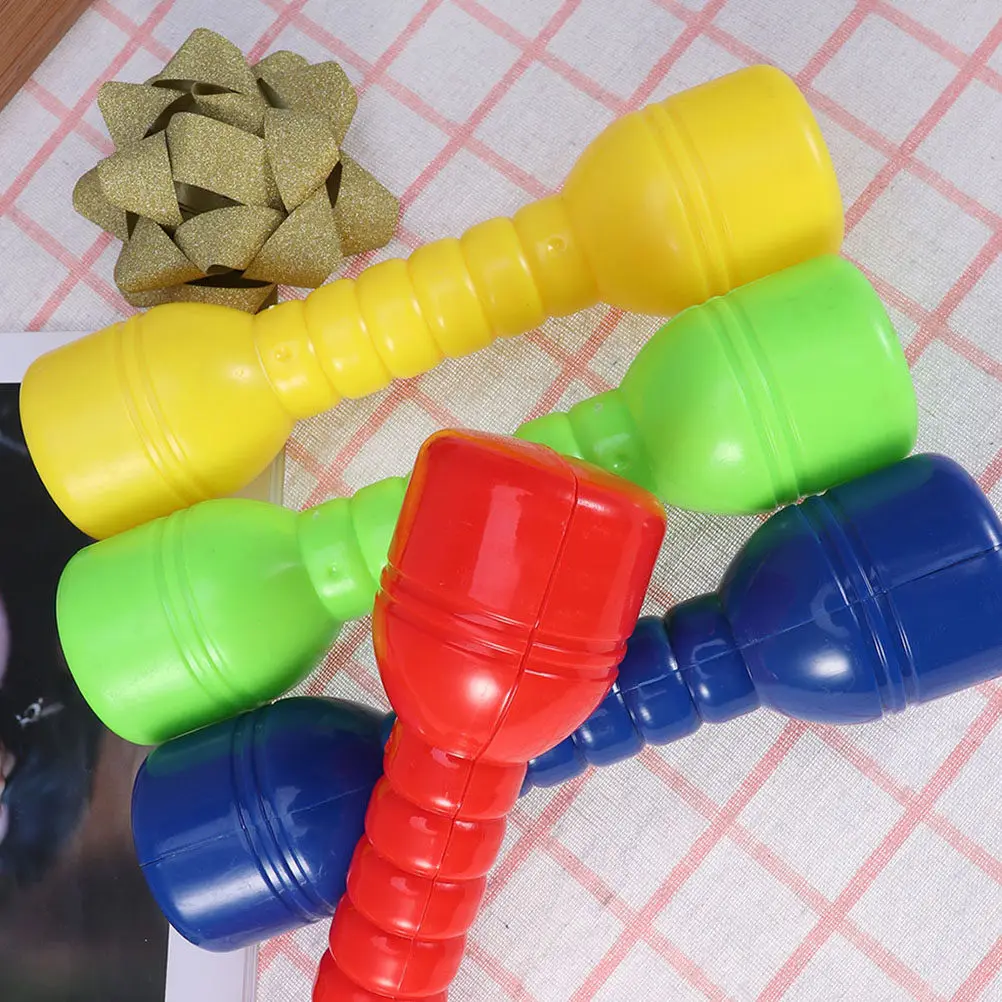 2pcs ABS Plastic Dumbbells for Hand-Eye Coordination & Morning Fitness – Safe, Odorless, Kindergarten Exercise Tool