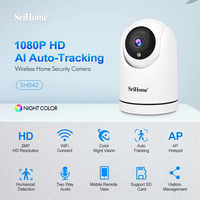 SriHome 1080P 2.4GWiFi security protection Two Way Audio Indoor Pet Baby Monitor Home Camera Motion Detection IP SH042