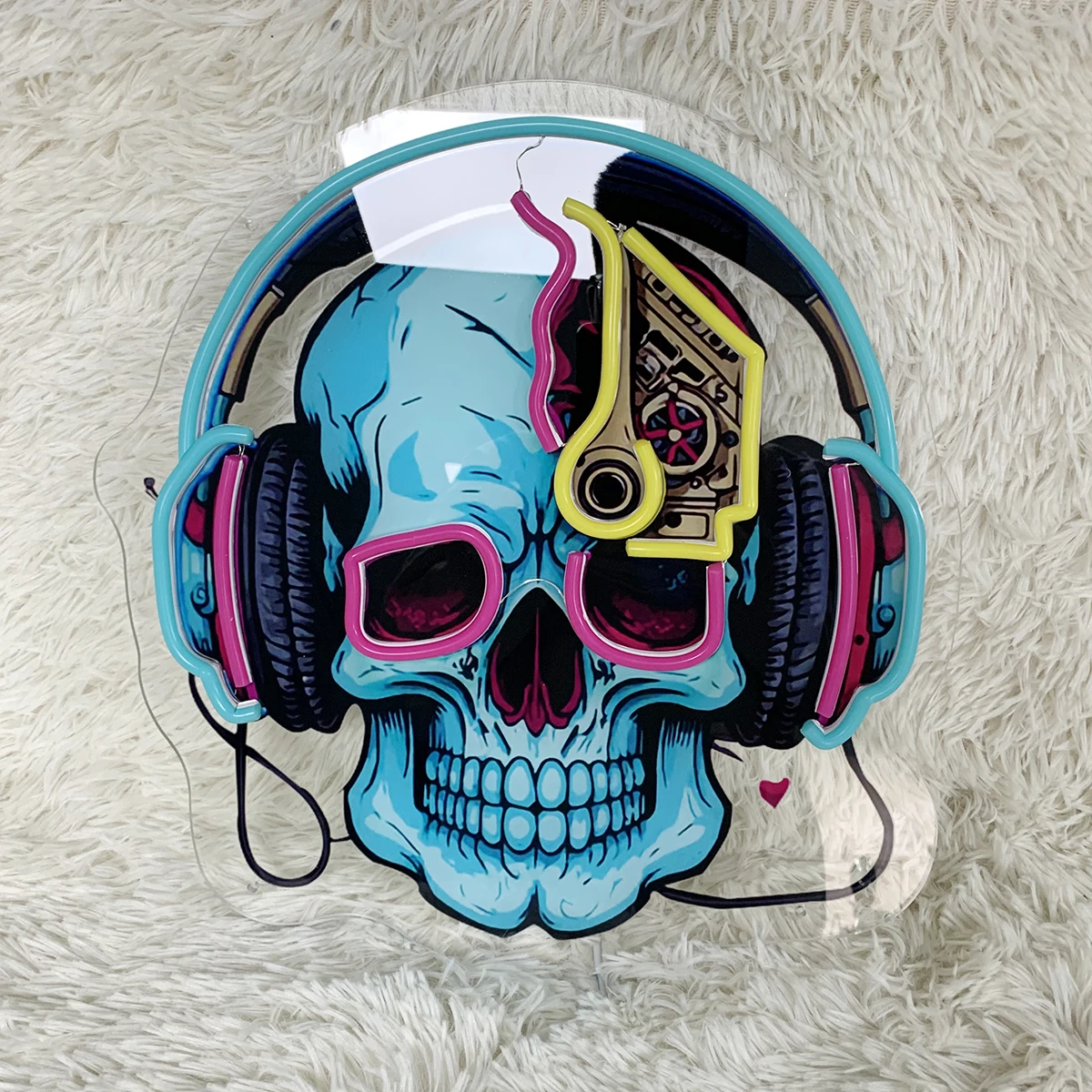 Lumières décoratives au néon LED, lumières ambiantes, acrylique transparent, panneaux lumineux, panneaux lumineux, personnalisables