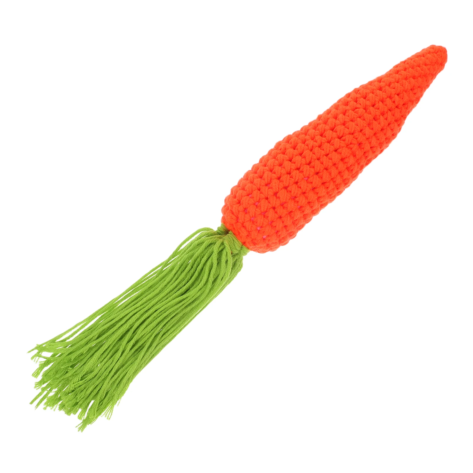 

Carrot Toy Funny Crochet Animals Knitted Vegetable Props Emotional Fake Lifelike Easter