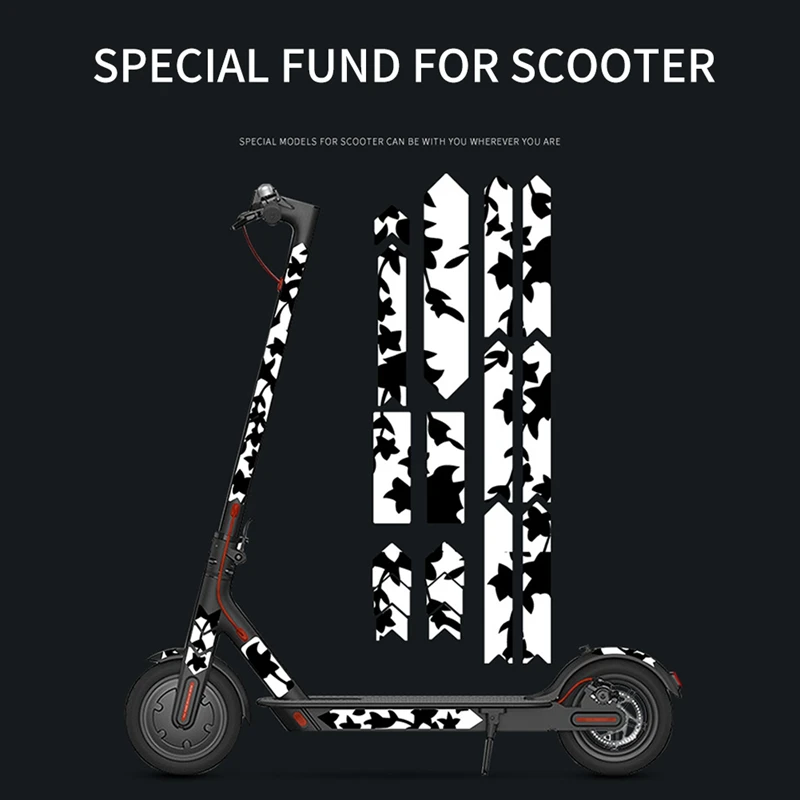 Hot For Xiaomi 1S/Pro/Millet Generation New Pattern Reflective Sticker Waterproof And Sunscreen Scooter Accessories