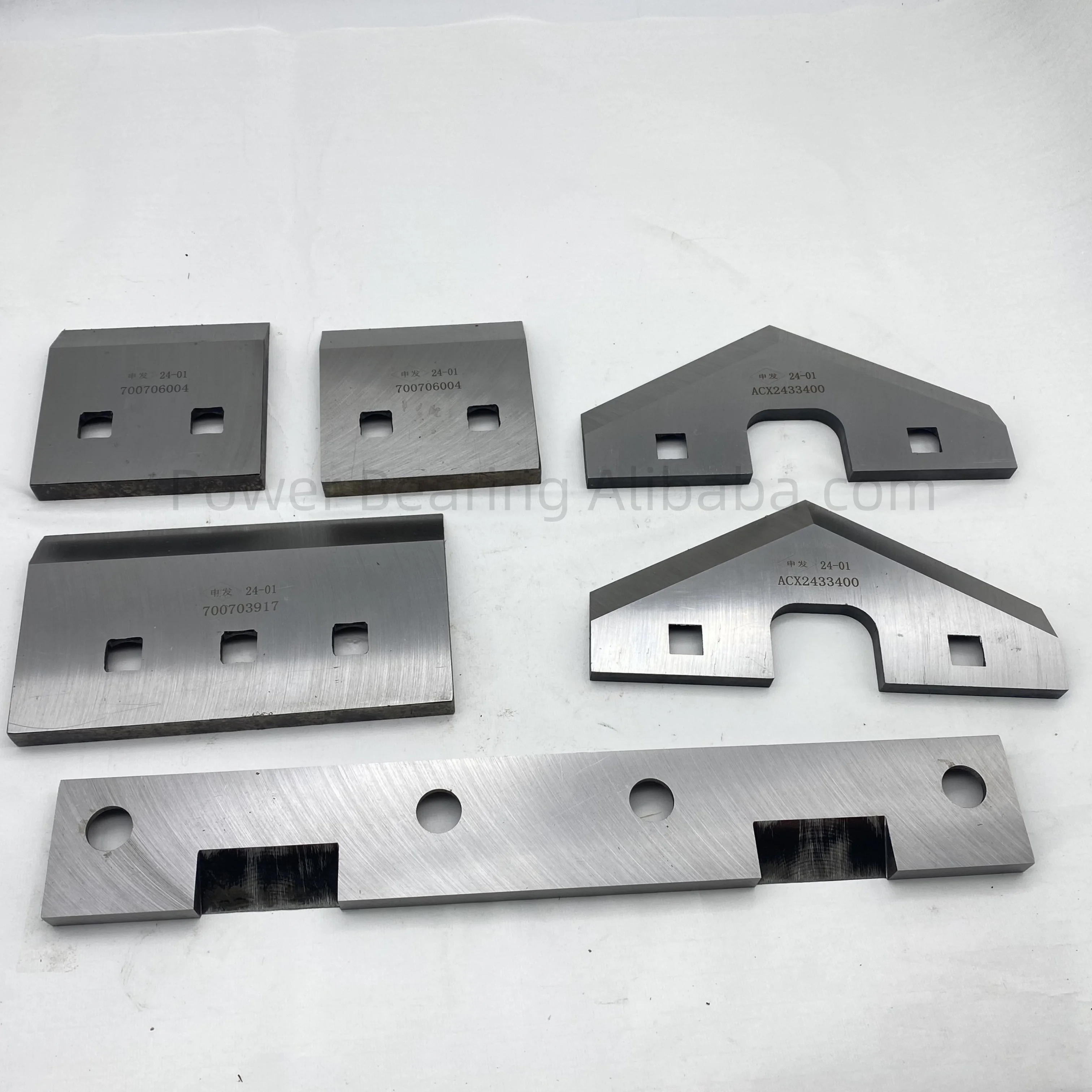 Acessórios para enfardadeira, peças, placa guia de pistão, faca de fundição, peças sobressalentes, conjunto de lâminas para máquinas agrícolas mf1839 mf1840