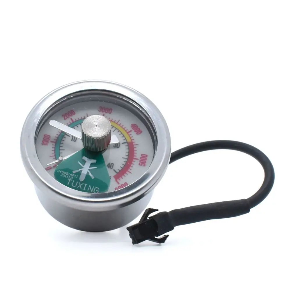 TUXING High Pressure Gauge Adjustable Pressure Gauge Set Pressure Manometer 6000Psi 400Bar 40Mpa Thread M10*1