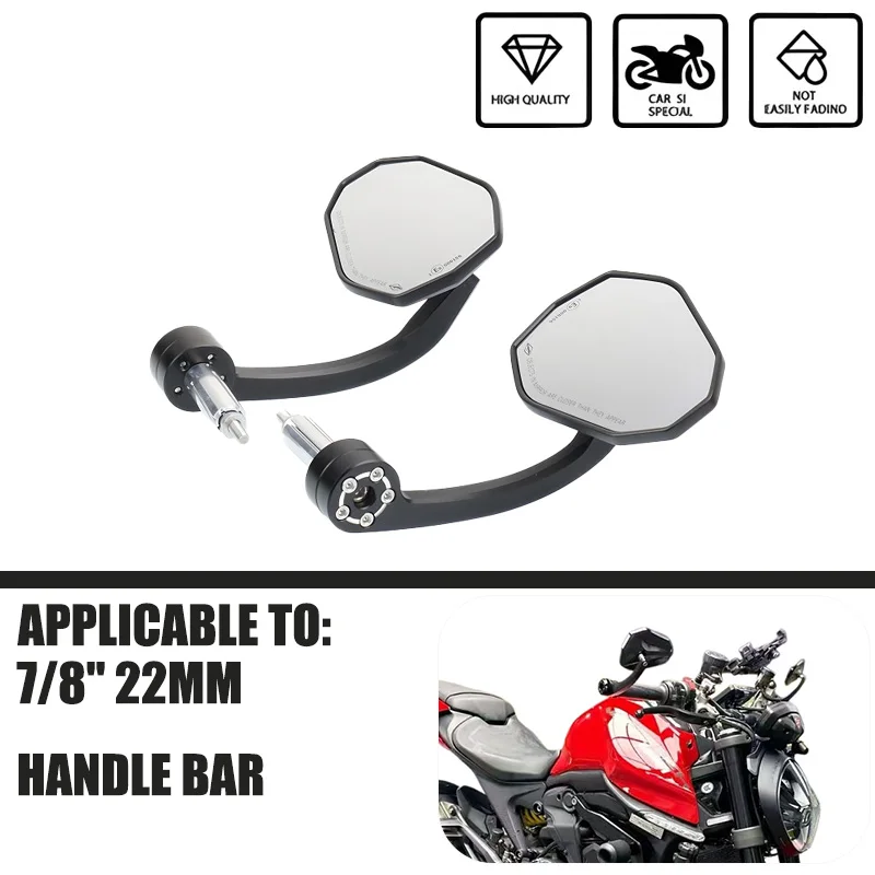 

Подходит для мотоциклов SUZUKI GSX-R1000 GSX-R1000R, аксессуары для мотоциклов, зеркало заднего вида на руль 7/8 дюйма (22 мм)