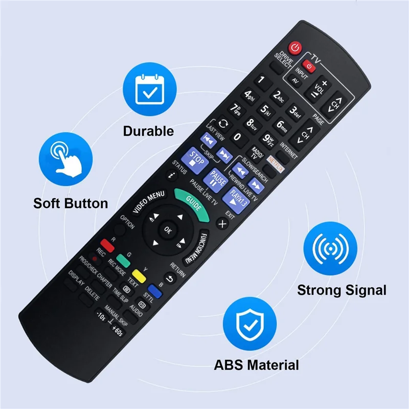 

SQPP-1 Piece Replace N2QAYB001042 Remote Control Parts Accessories For Panasonic DMRHWT250 DMRHWT250GL DMR-HWT250 DMR-HWT250GL