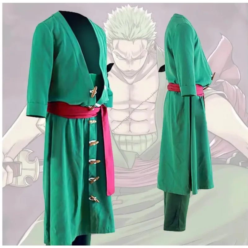 

Roronoa Zoro Anime Cosplay Costume Performance Costume Halloween