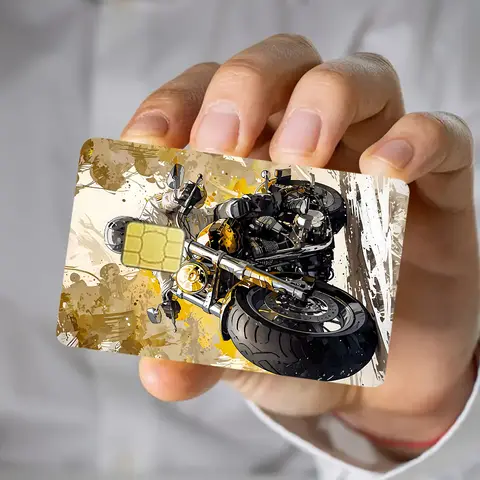 मोटरसाइकिल हार्ले एनमी स्टिकर फिल्म स्किन कवर क्रेडिट कार्ड डेबिट बैंक कार्ड फ्रंट के लिए 10 best sales हार्ले स्टिकर - №9