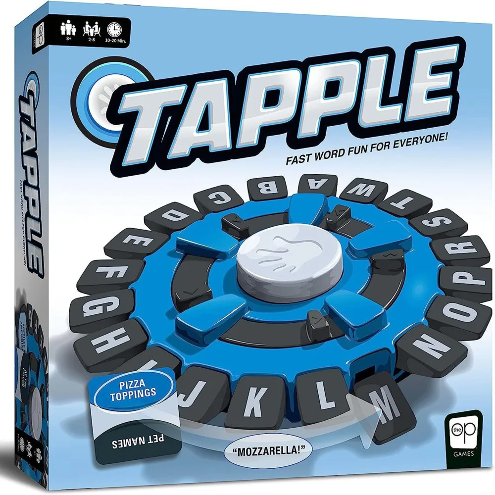 

Usapoli Tapur Tapple Board Game Fast-Paced Word Game Parent-child Interactive Desktop Creative Educational Toys Family Game