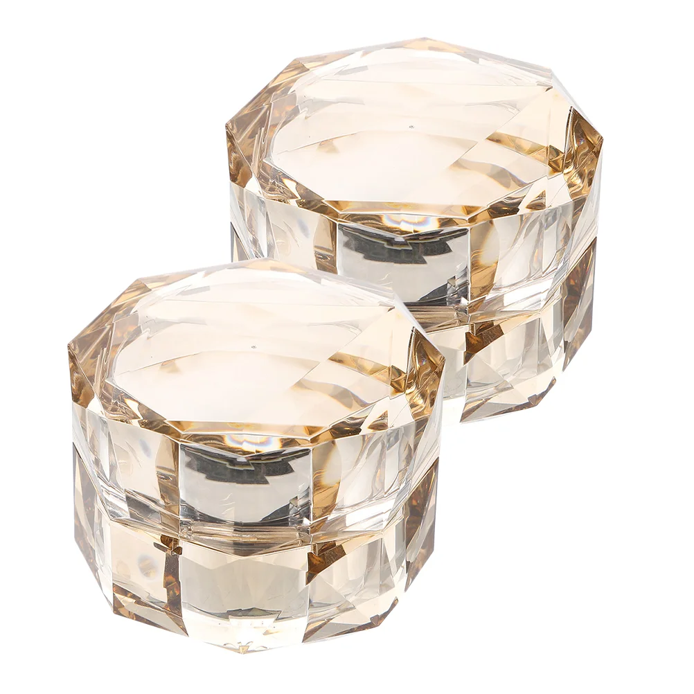 

2pcs Cream Bottles Empty Jars Cream Lotion Bottles Small Jars With Lids (30G)