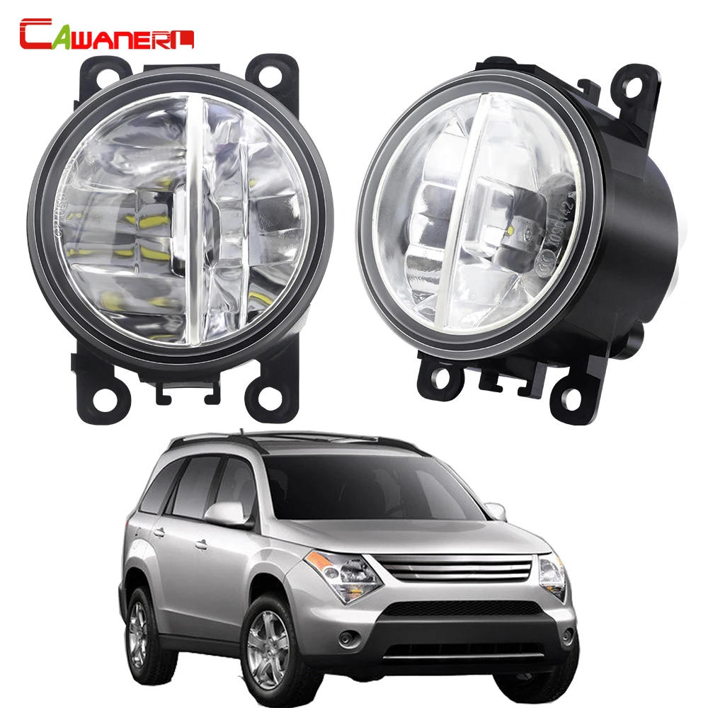 

2 X 30W Car Front Bumper LED Fog Light Assembly For Suzuki XL7 XL-7 2007 2008 2009 H11 Fog Daytime Running Lamp DRL Styling