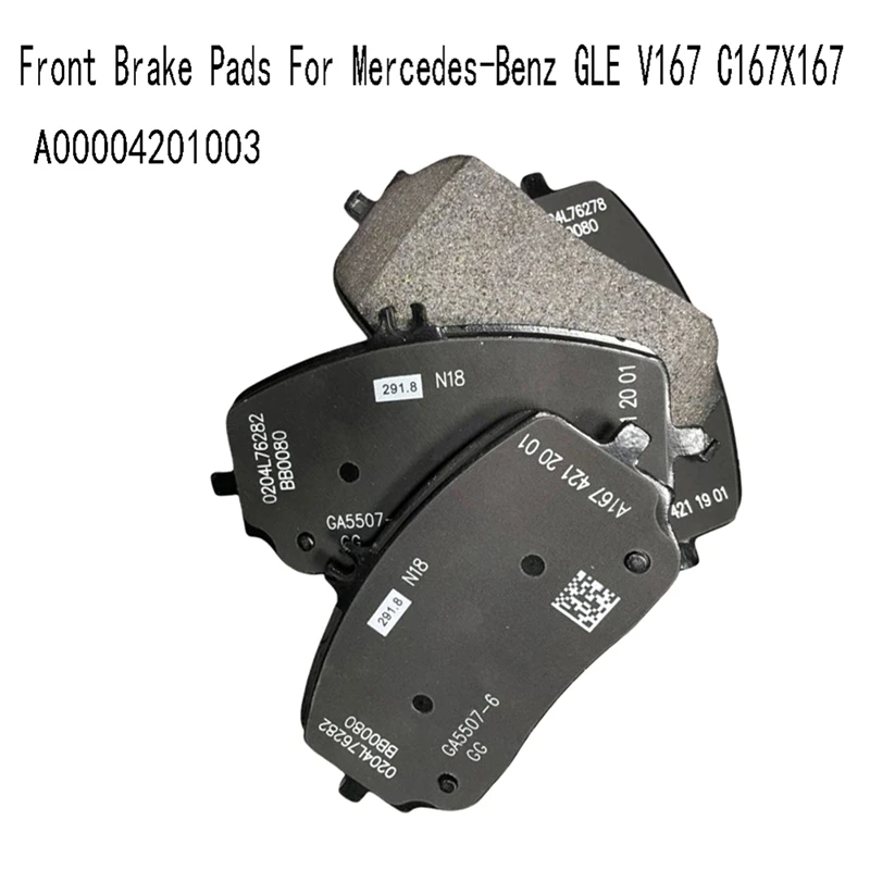 

1Set Car Front Brake Pads for Mercedes-Benz GLE V167 C167X167 Brake Disc Pads A00004201003