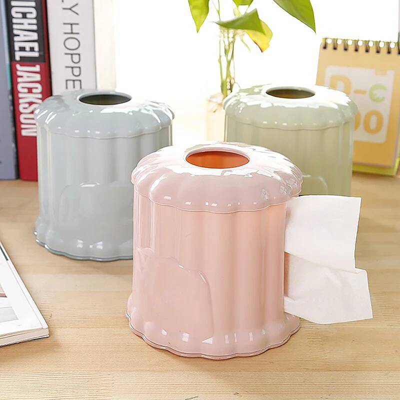 Napkin Holder Case Paper Box Container Double Opening Tissue Box Home Table Decoration Roll Paper Organizer Box