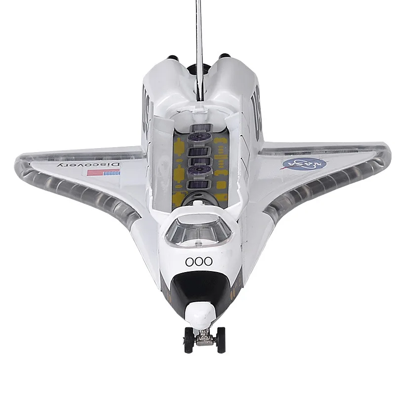 High quality 1:300 alloy space shuttle model,Military Aircraft Toys,simulation sound and light aircraft model,Free Shipping