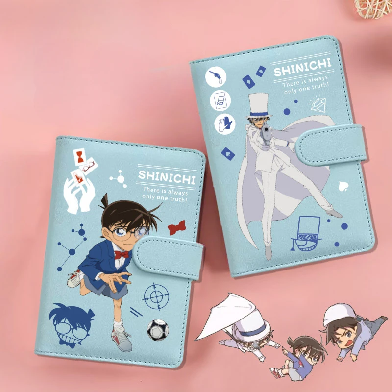 Detective Conan Notebook Anime Peripheral Conan Edogawa Mouri Ran Haibara Ai High Quality Student Diary Kawaii School Supplies