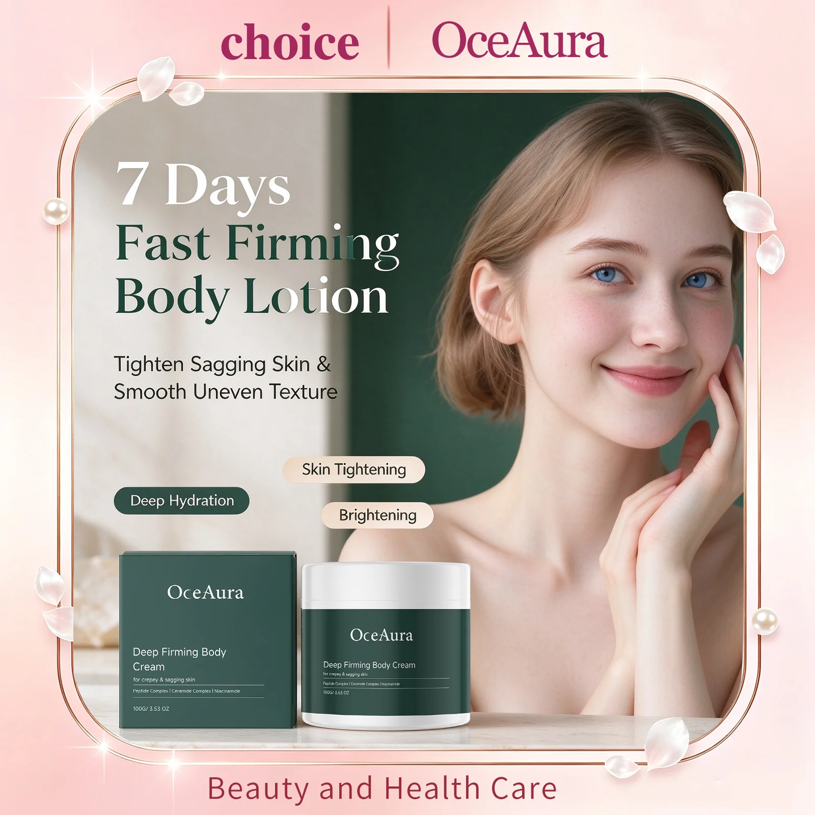 7 Days Fast Firming Body Lotion Anti Sagging Skin Tightening Lotion Smooth Uneven Skin Body Moisturizer Cellu Firming Body Cream