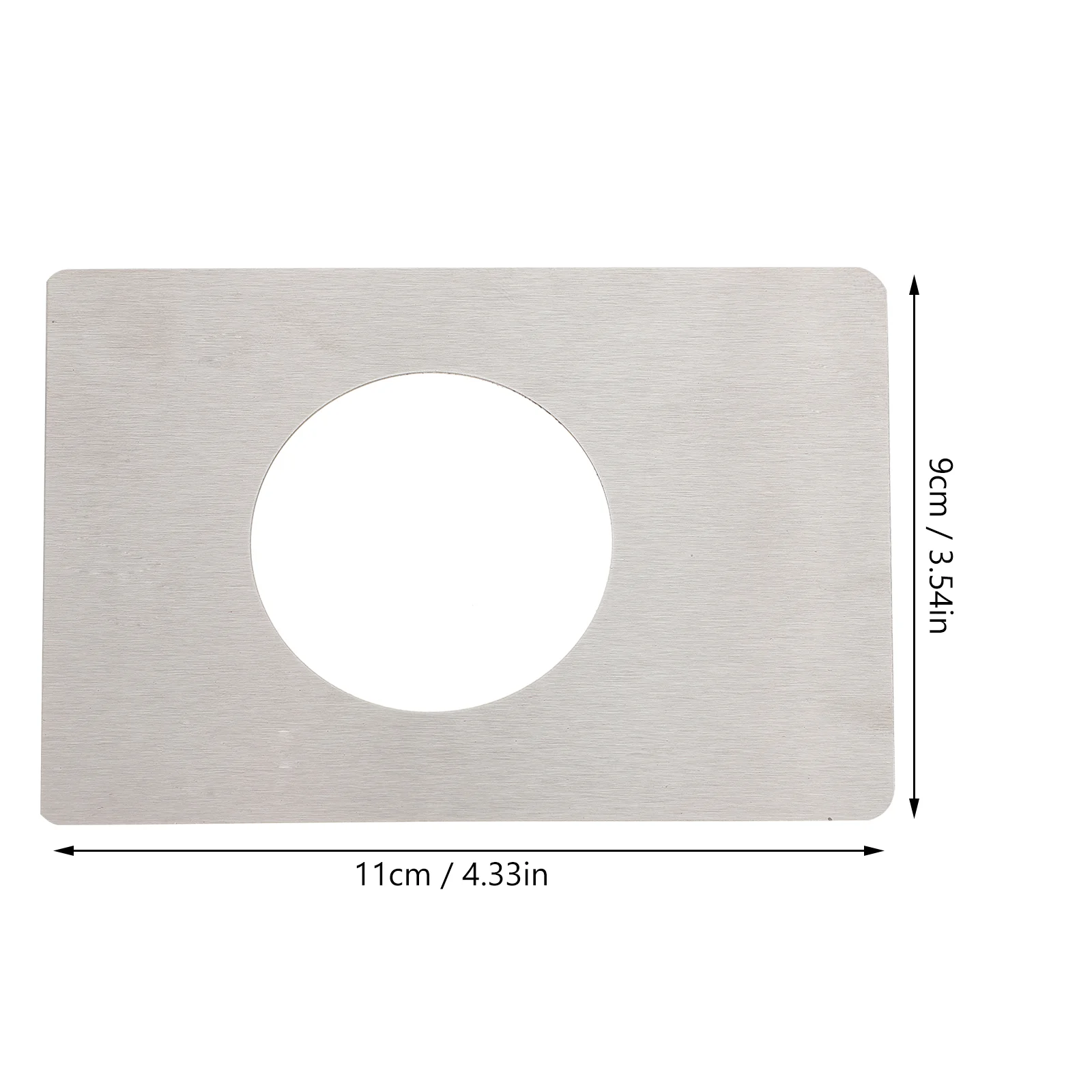 Ball Lock Door Reinforcement Plate Covers Plates Garage Bracket Stainless Steel Hole Filler Knob Front Kit Black Cabinet Hinges