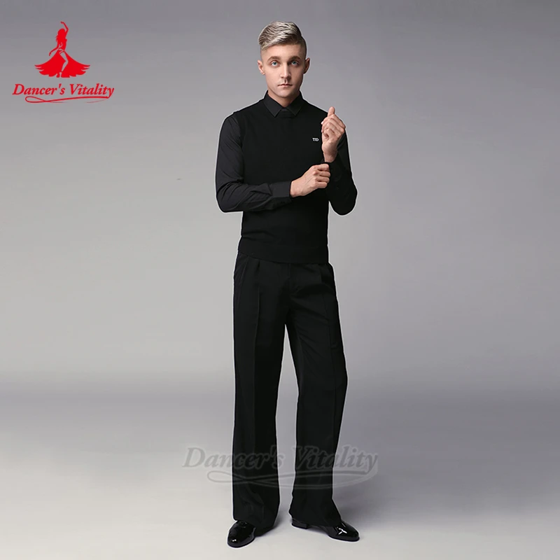 

Профессиональные тренировочные брюки для латинской чачи-румбы для взрослых и мужчин, одинаковая одежда для бальных танцев, румбы, жизненная одежда для танцоров
