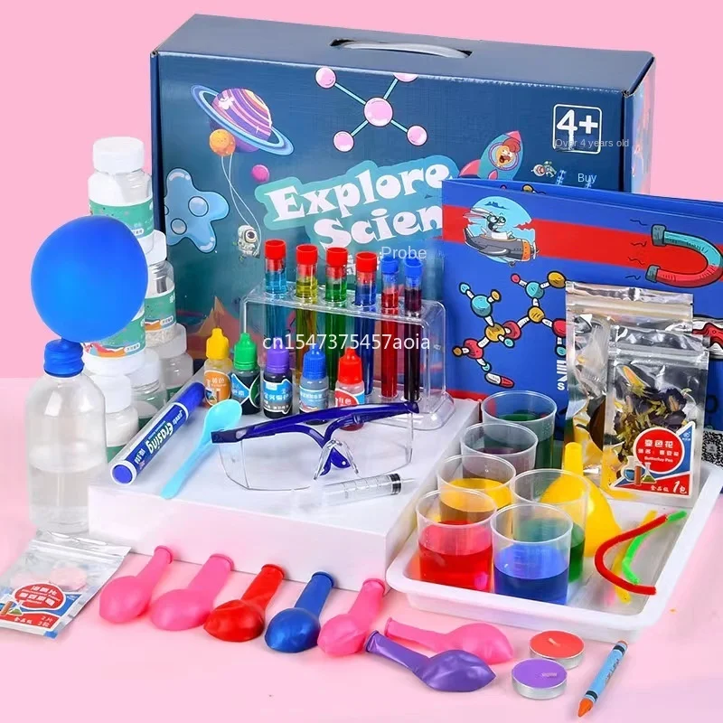 New Kids Science Laboratory Montessori Toys Chemical Experiments Kits Children Educational ToysScience popularization equipment