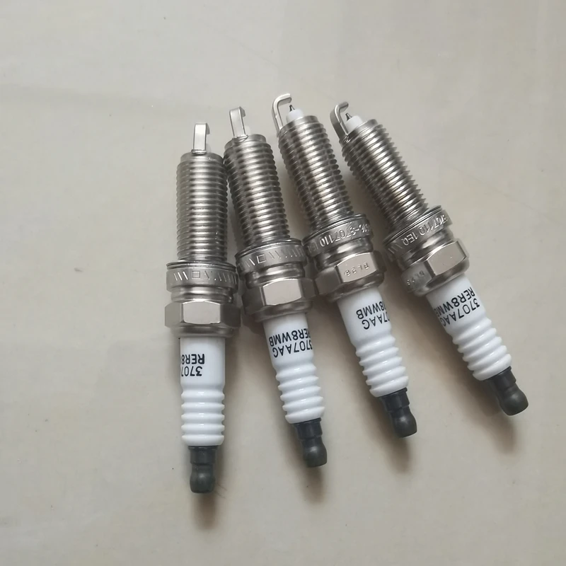 4PCS/SET Spark Plug For Chery Tiggo 3 A3 M11 J3 Arrizo 5/7 E4G16 DVVT Engine E4G16-3707110