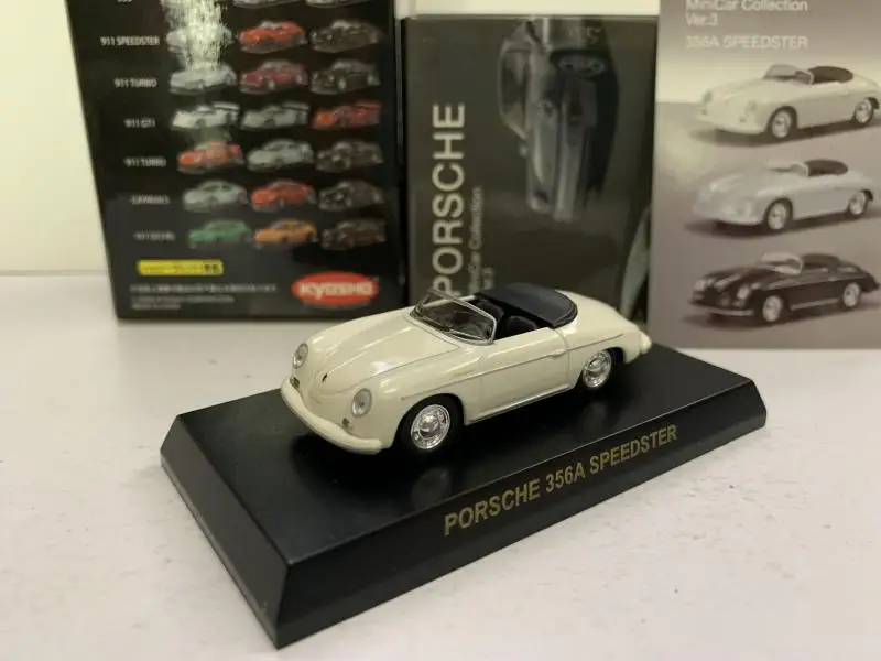 1/64  KYOSHO porsche 356A Speedster Collection die cast alloy trolley model ornaments gift