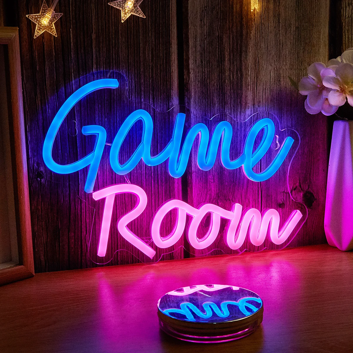 Chi-buy LED 네온 Gameroom USB 전원 네온 사인 장식 램프 표지판 침실 룸 바 숍을위한 생일 선물 벽 예술