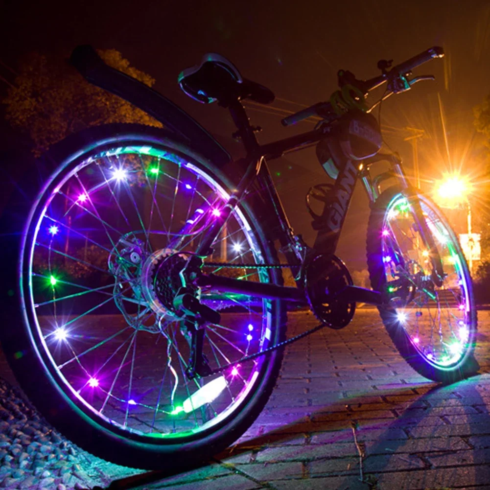 

Bicycle Wheel Lights Mountain Bike Frame Decoration Lights Bicycle Spoke Lights Night Riding Bicycle Wheel Lights Valve Lamp