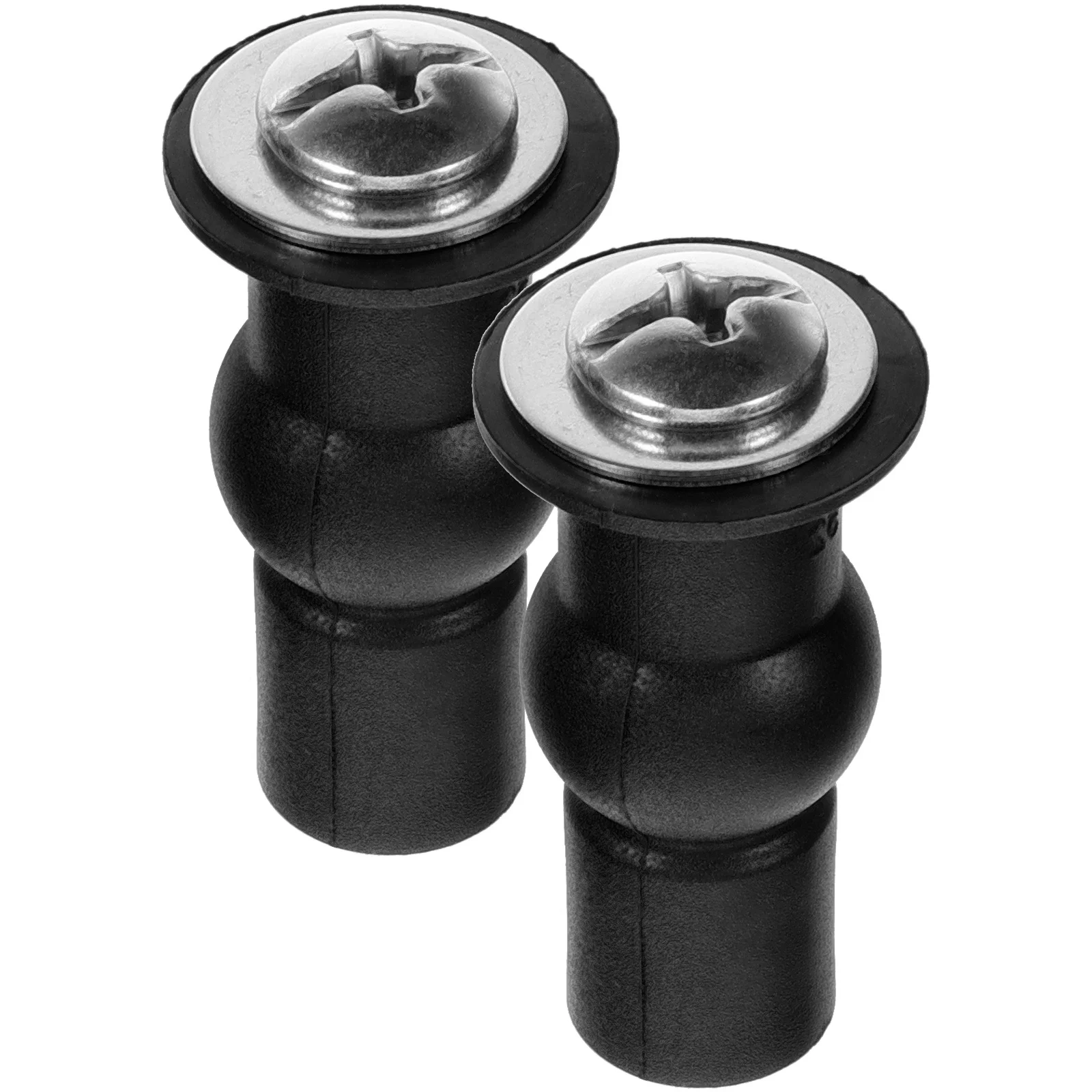 

2Pcs Toilet Seat Screw Precision Stable Rubber Bolt Leak Proof Toilet Seat Installation Parts Push-on Bolt Caps Screws