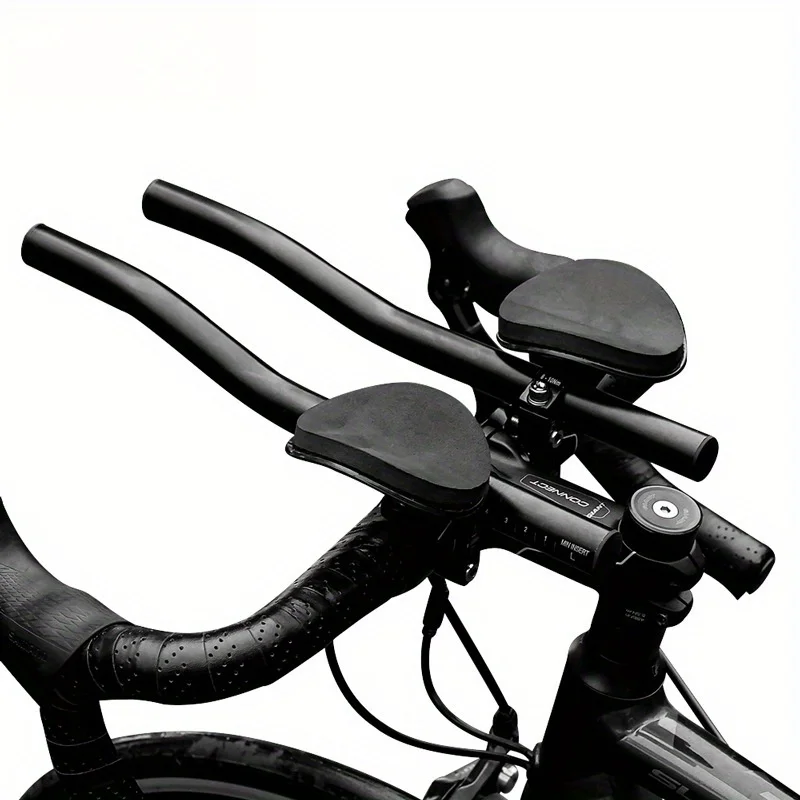 Bicycle Split Rest Handlebar, MTB Equipment Long-distance Bend Handlebar Straight Rest Handlebar TT Handlebar