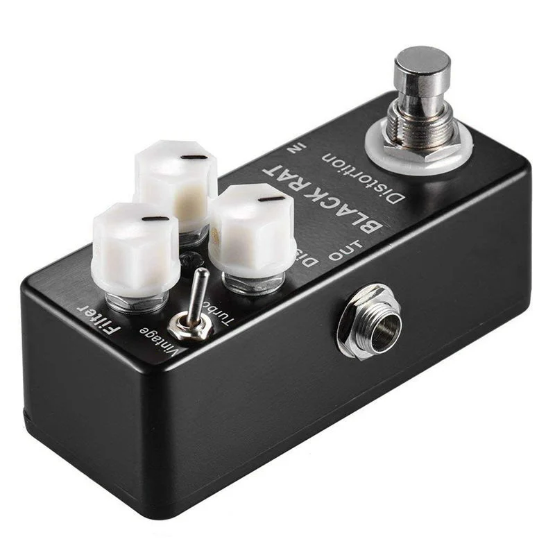 MOSKYAUDIO Black RAT Distortion Mini Guitar Effect Pedal Guitar Parts & Accessories