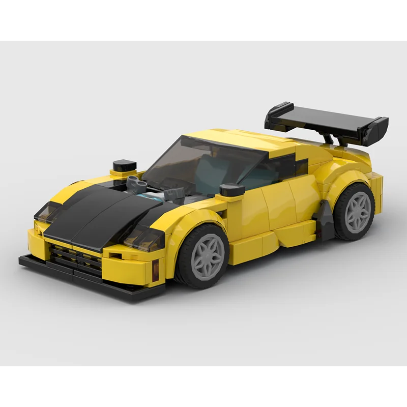 

Строительный блок, гоночный автомобиль MOC City Speed Champion 286, детали, креативные строительные игрушки, кирпичи для мальчиков и девочек