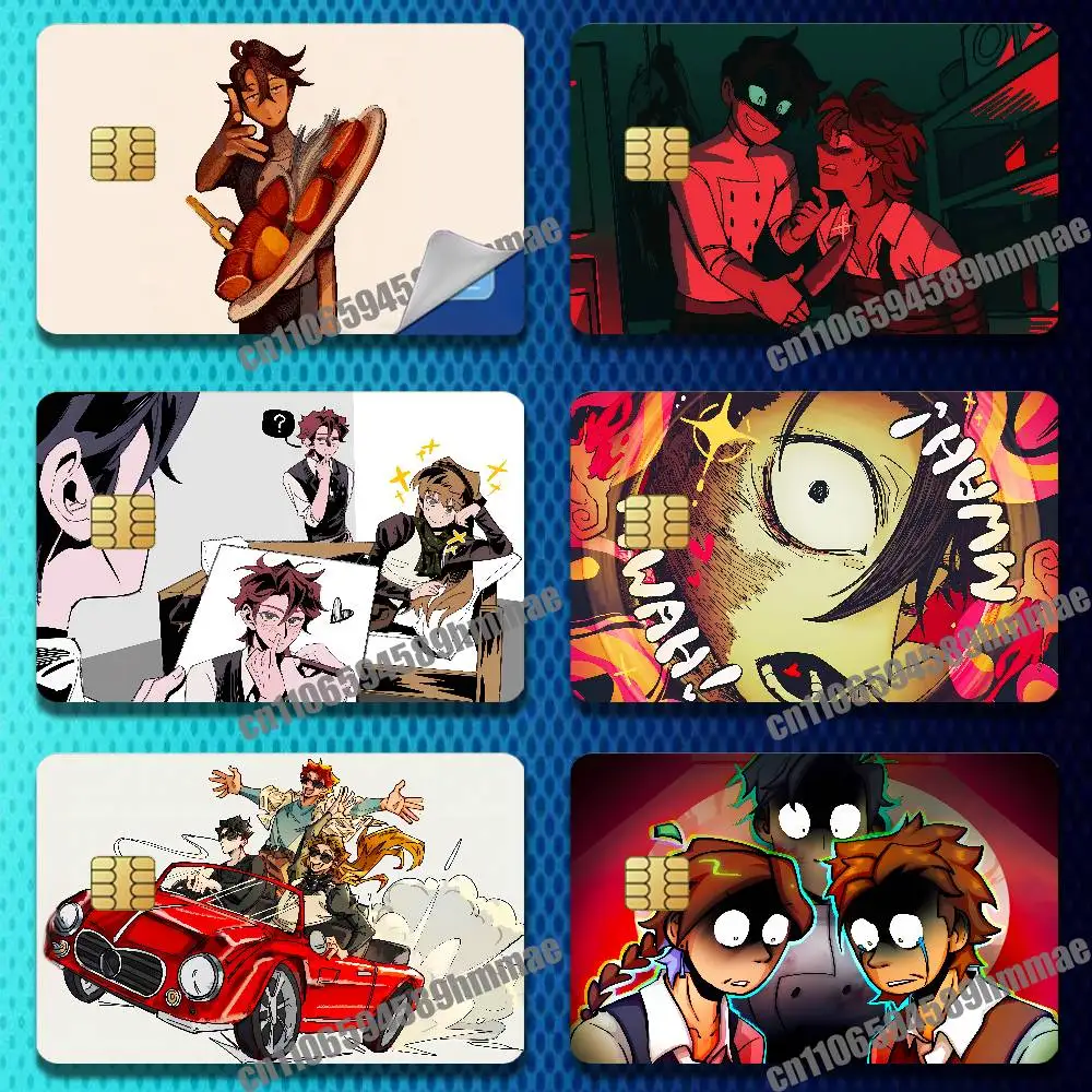 

For Rody Vincent D-Dead Plate Sticker Skin Credit Bank Campus Film Card Cover Self-adhesive Decoration