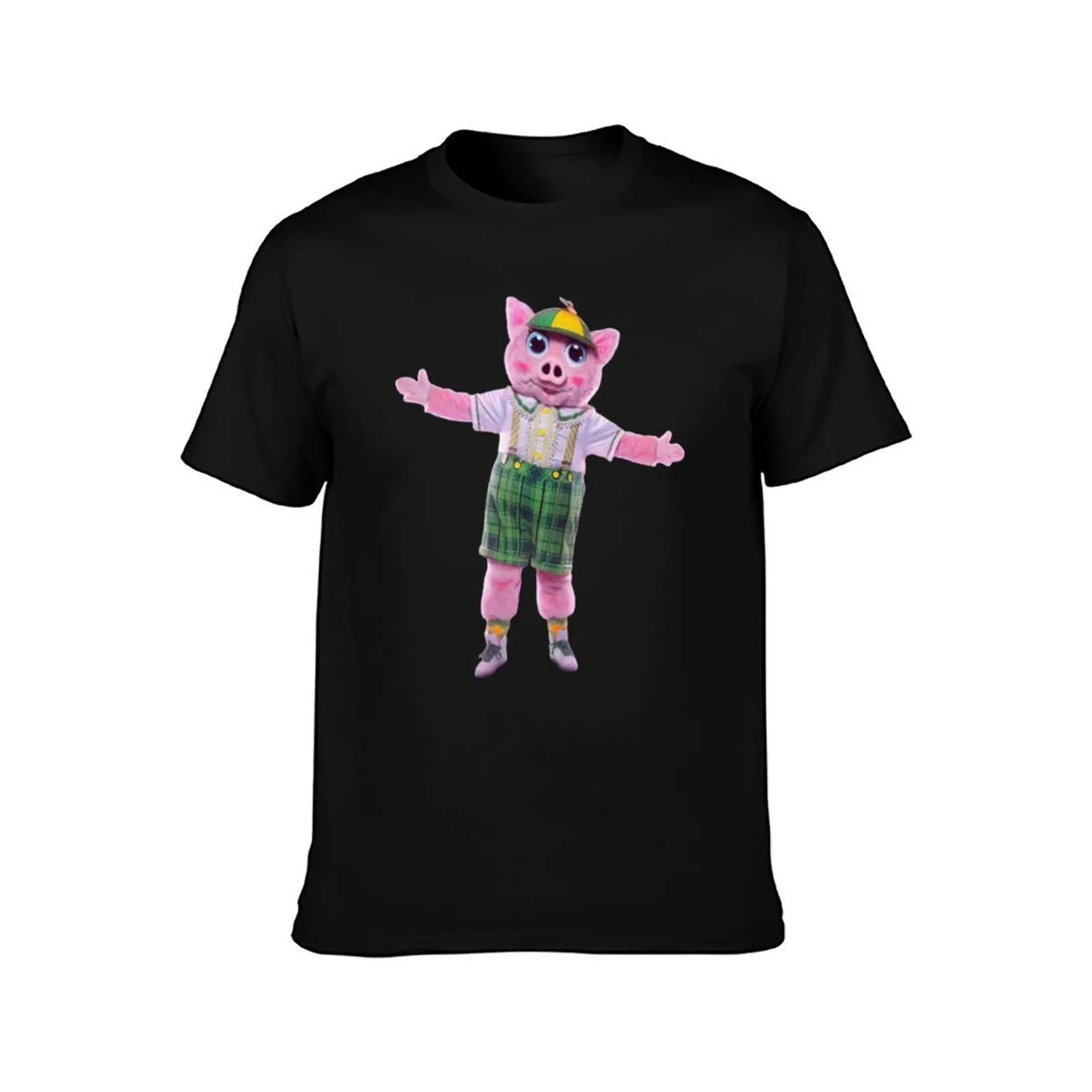 Masked Singer US Season 5 Costume - Piglet T-Shirt Summer Casual Cotton Tee Oversized Streetwear Tops Vintage Graphic Print