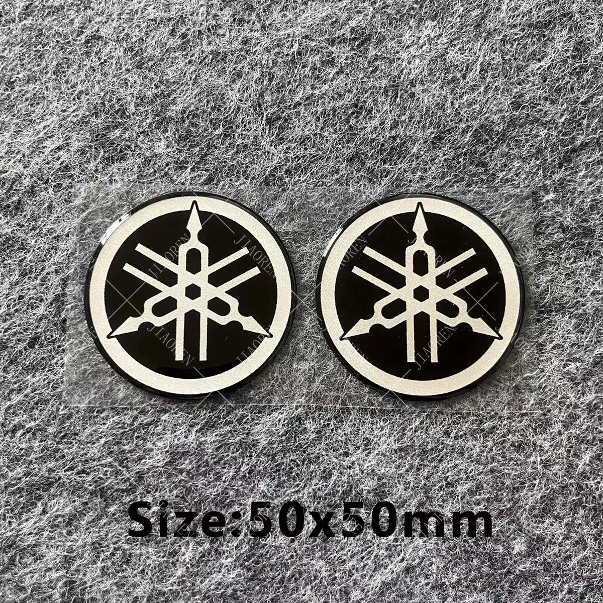 الفضة لياماها ملصق 3D شعار خزان شعار مائي