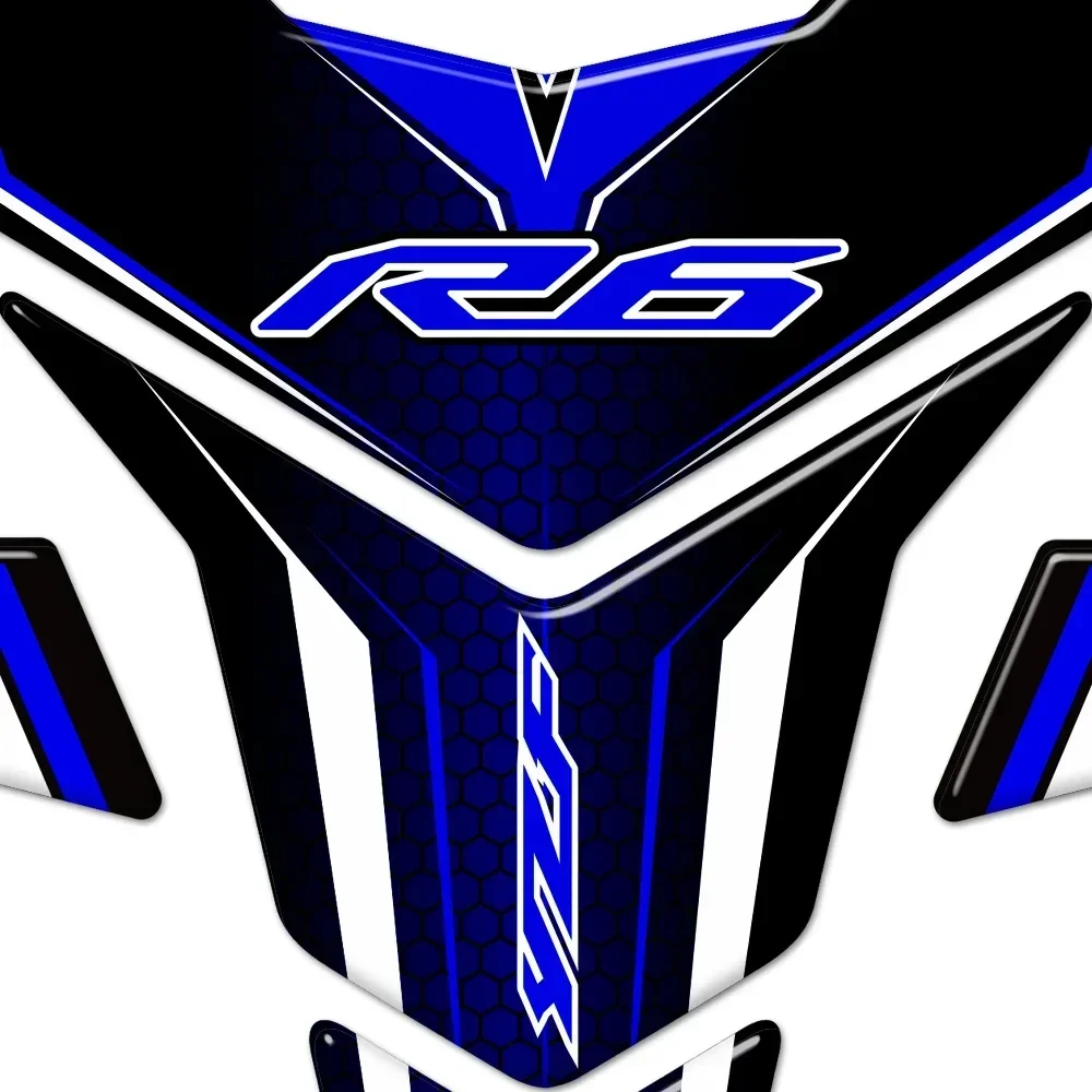 Calcomanía para motocicleta YAMAHA YZF-R6 YZFR6, Protector de carenado, emblema, insignia, Logo R6, 2015-2020