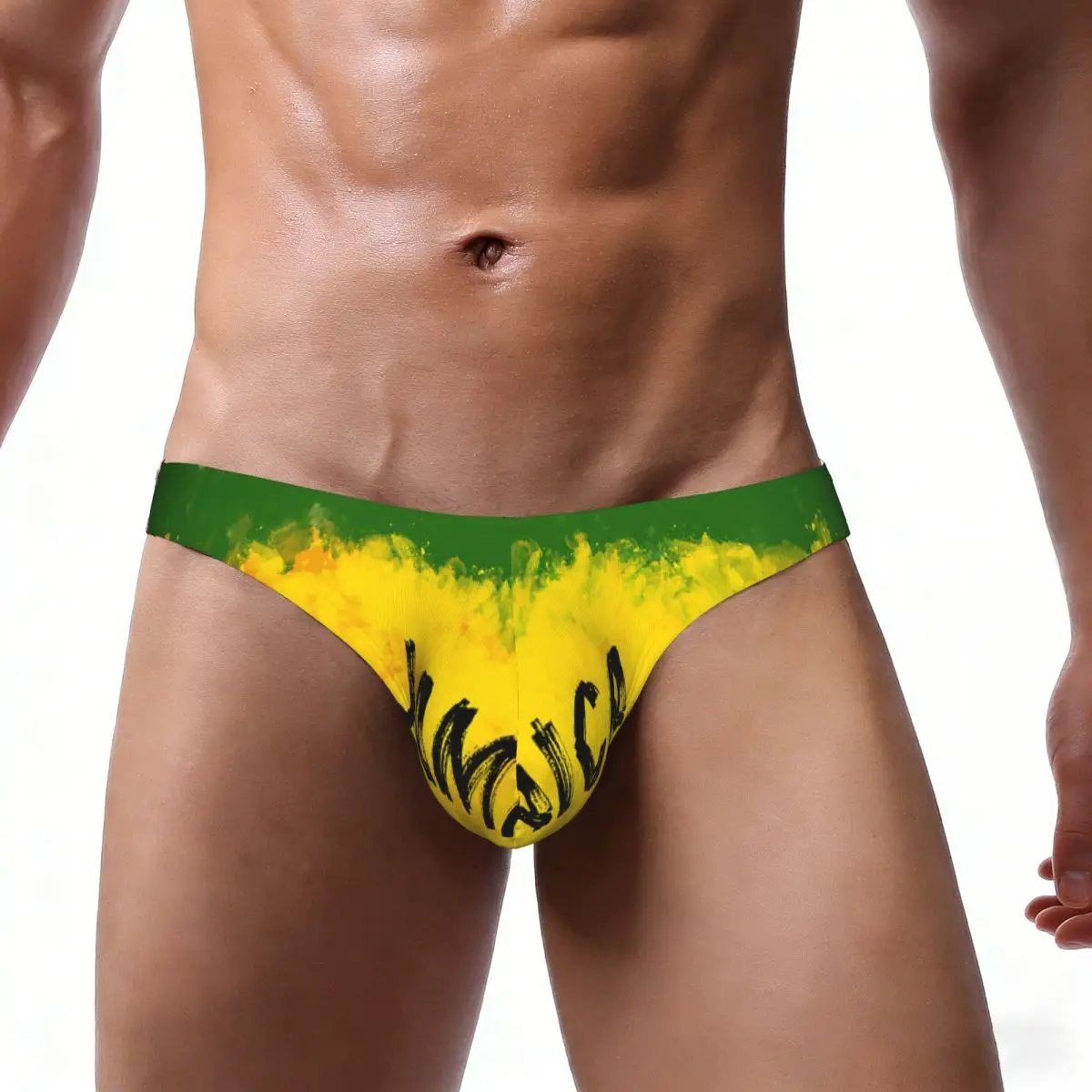 Sexy Man's Underwear Briefs Jamaica Flag Men Underpants