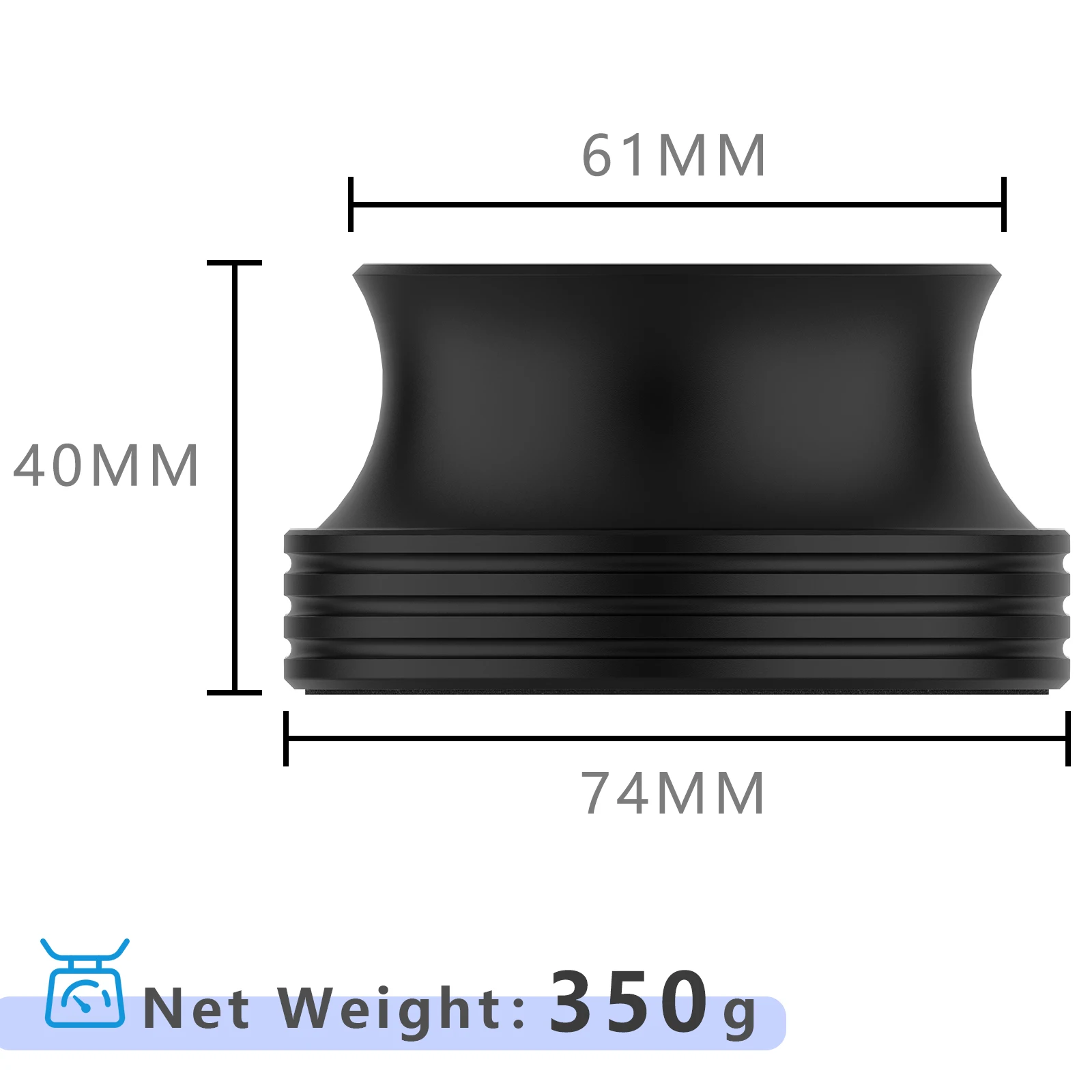 LP مسجل فينيل 280 جرام 350 جرام كليب القرص سبيكة تسجيل الألومنيوم القضاء الدوار الفينيل LP القرص استقرار