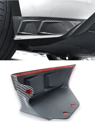 Esquina lateral del parachoques trasero para Tesla modelo Y alerón trasero estilo trueno Protector antiarañazos accesorios de modificación de coche