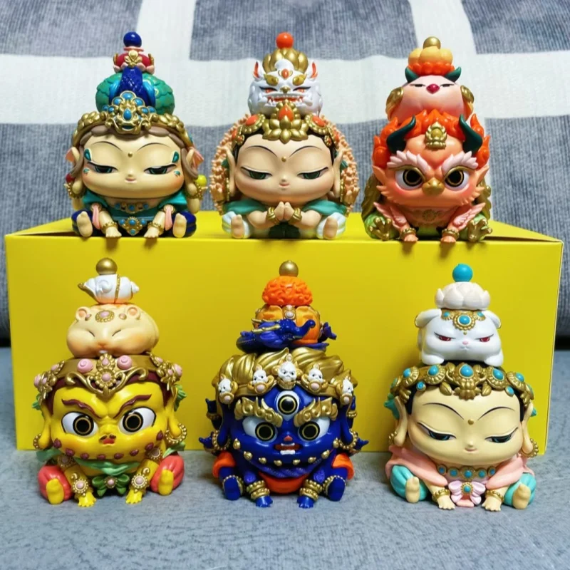 Fu Fu Tie Tie Root of Wisdom Series Blind Box ENLIGHTENING HIMALAYAN Chinese Immortals Mystery Box Toy Desk Adult Kid Gift