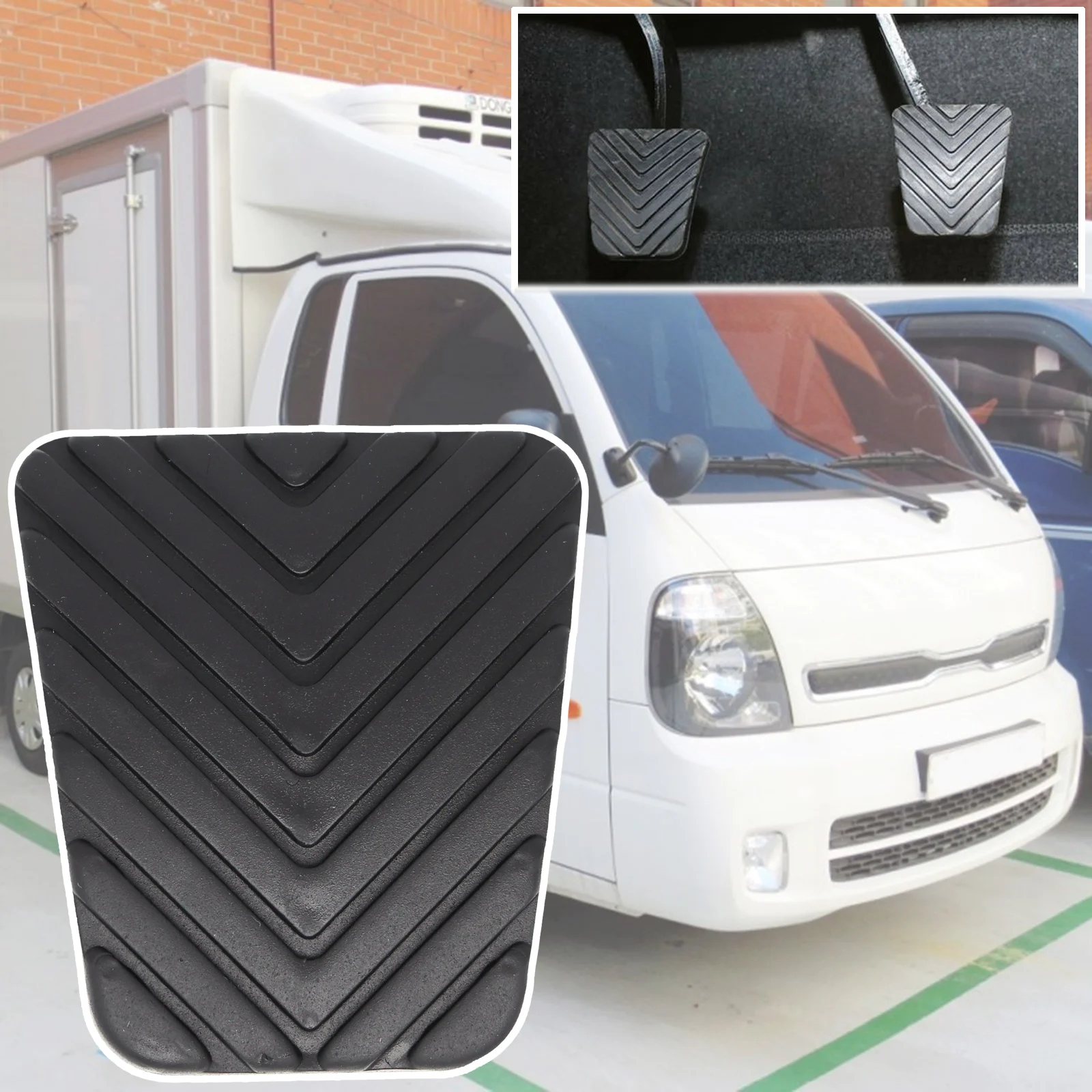 Tampa do pedal da embreagem do freio para Kia Bongo, fronteira grande, curso, K2400, K2500, K2700, 2003, 2004, 2005, 2006, 2007-2018, 2019