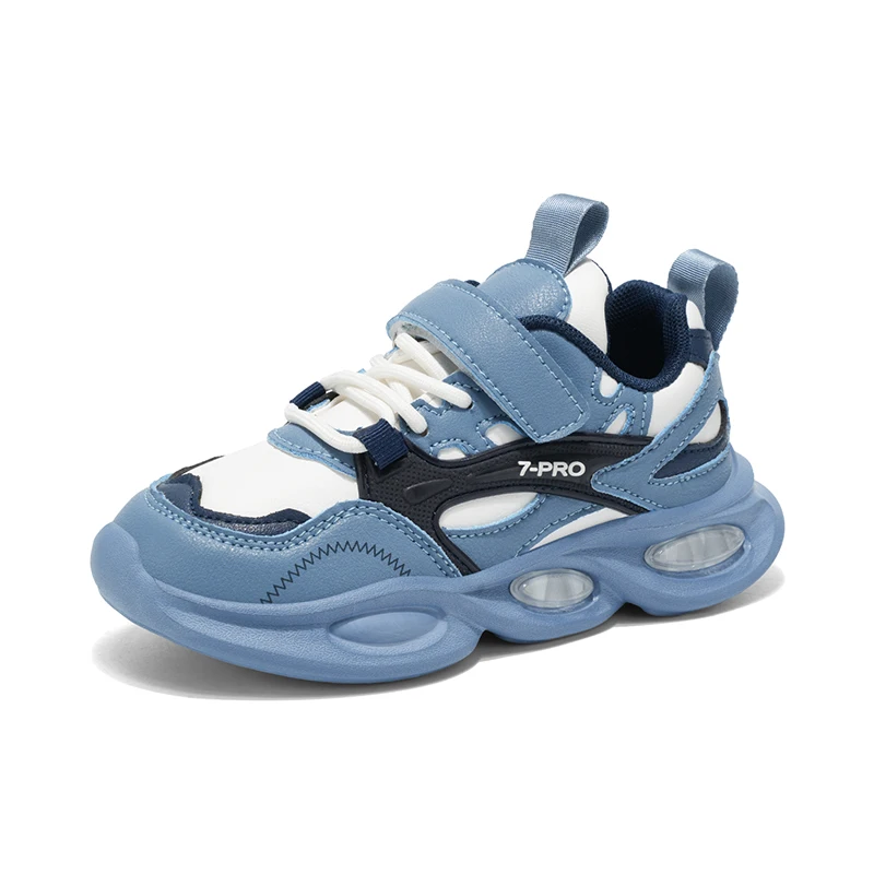 2026 New Kids Sports Shoes Fashion PU Leather Casual Sneakers Comfortable Lightweight Running Shoes for Boys and Girls