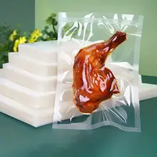bolsas selladoras al vacío, bolsa de compresión hermética desechable, bolsa transparente para envasado de alimentos, para carne, frutas y verduras